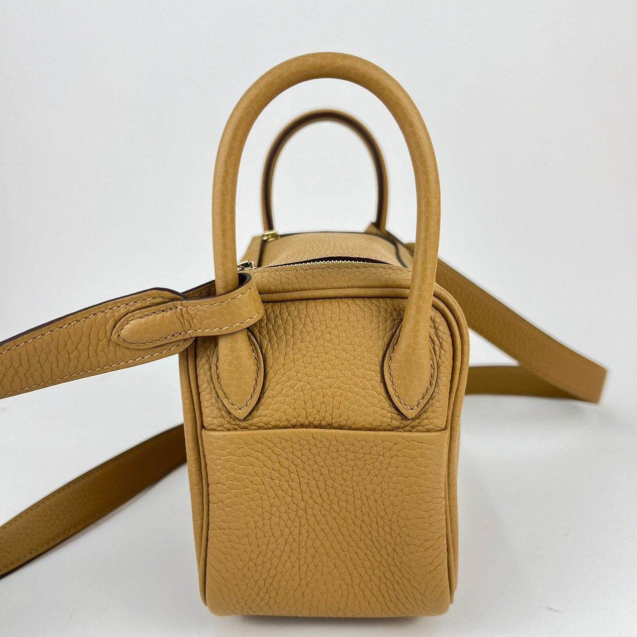Lindy mini リンディーミニ Biscuit ビスキュイ Taurillon Clemence トリヨンクレマンス GHW ゴールド金具 B刻