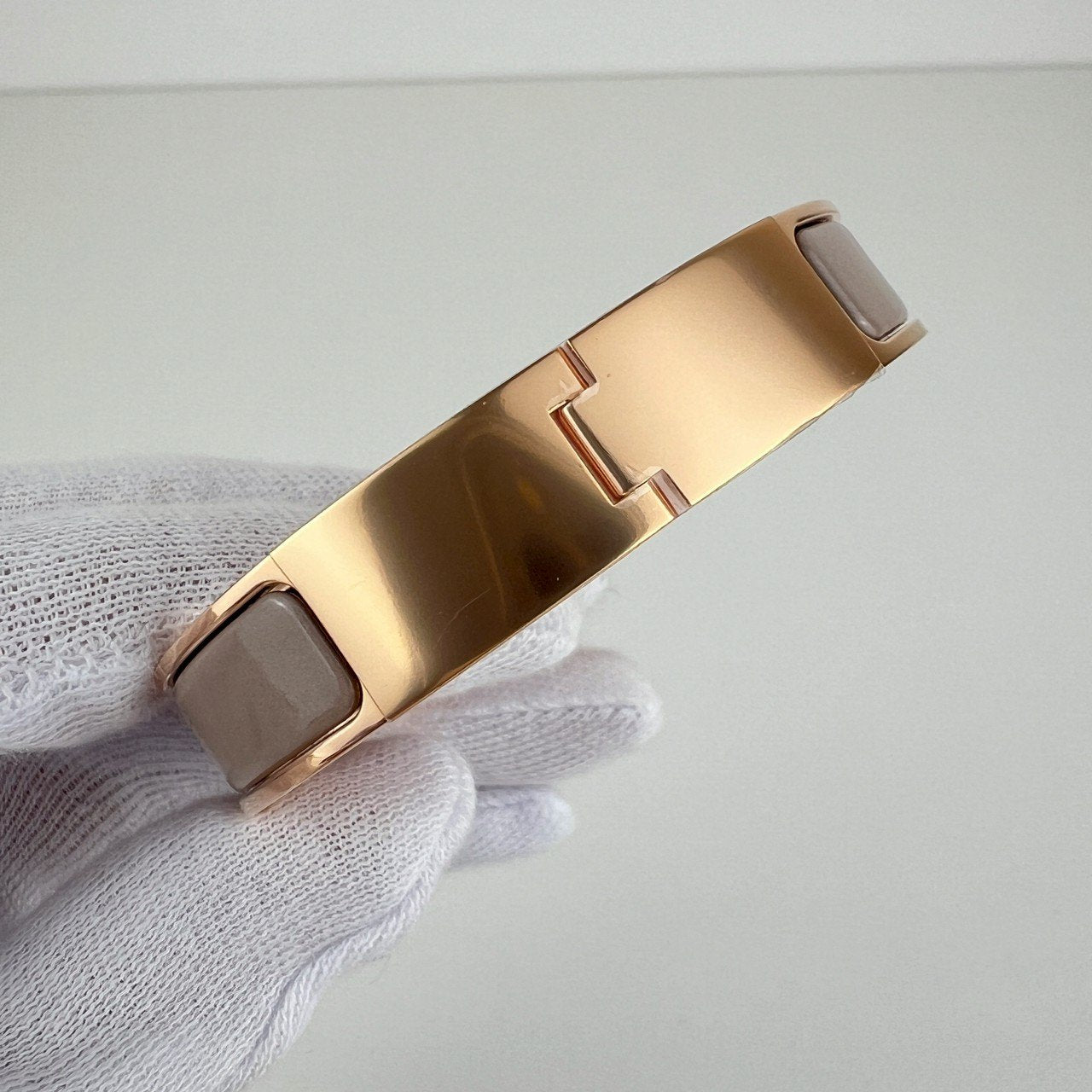 Clic H Bracelet クリックH ブレスレット Rose gold plated ローズゴールドプレーテッド Marron grace マロングラッセ