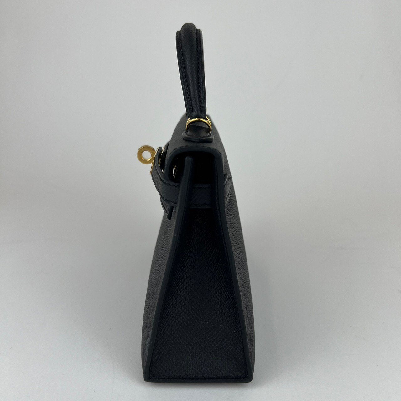 Mini kelly ミニケリー Black ブラック Epsom エプソン GHW ゴールド金具 Stamp-W W刻 レディースバッグ 2wayバッグ ショルダーバッグ ハンドバッグ