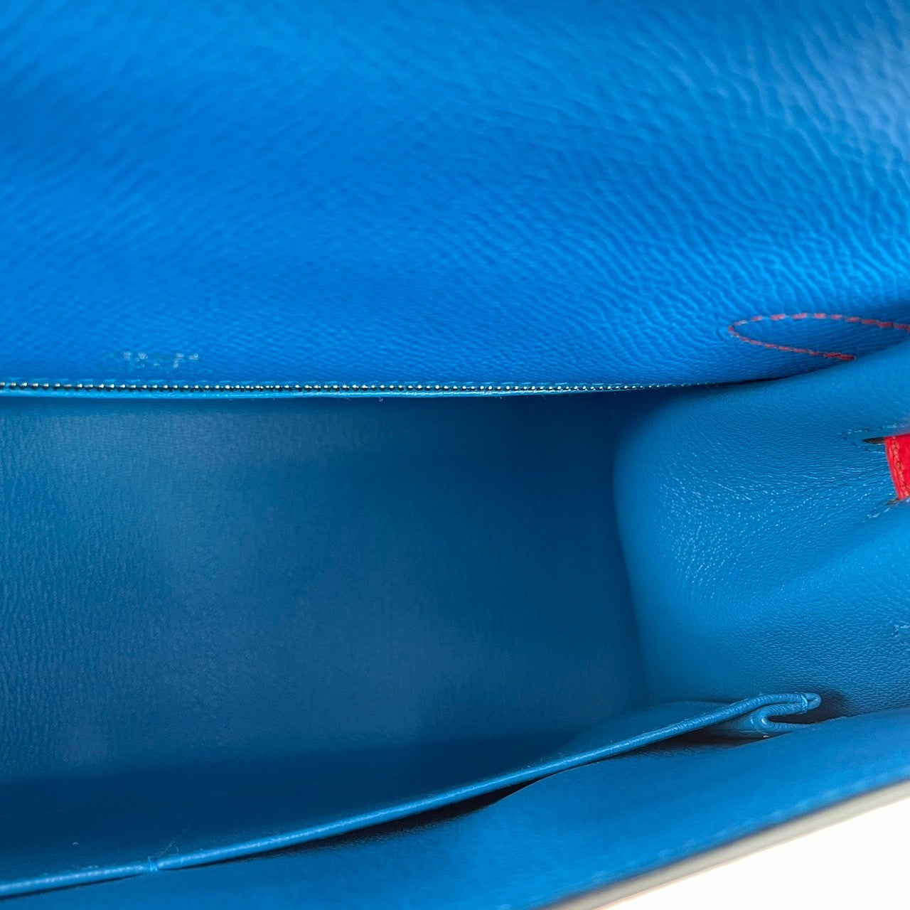 Kelly28 casaque ケリー28 カザック Rouge de coeur/Rose extreme/Bleu zanzibar ルージュデクール/ローズエクストリーム/ブルーザンジバル Epsom エプソン PHW シルバー金具 Z刻 2wayバッグ ショルダーバッグ