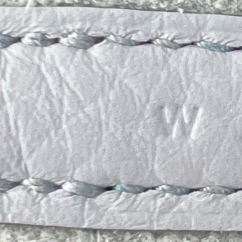 Picotin lock PM ピコタンロックPM Bleu pale ブルーペール PHW シルバー金具 Stamp-W W刻印