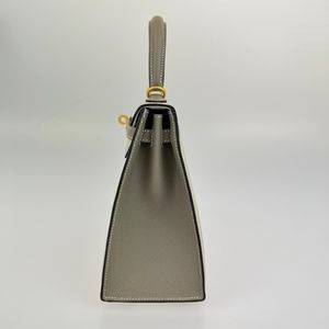 Kelly25 PO ケリー25 Gris asphalte/Craie グリスアスファルト/クレ Epsom エプソン GHW ゴールド金具 U刻