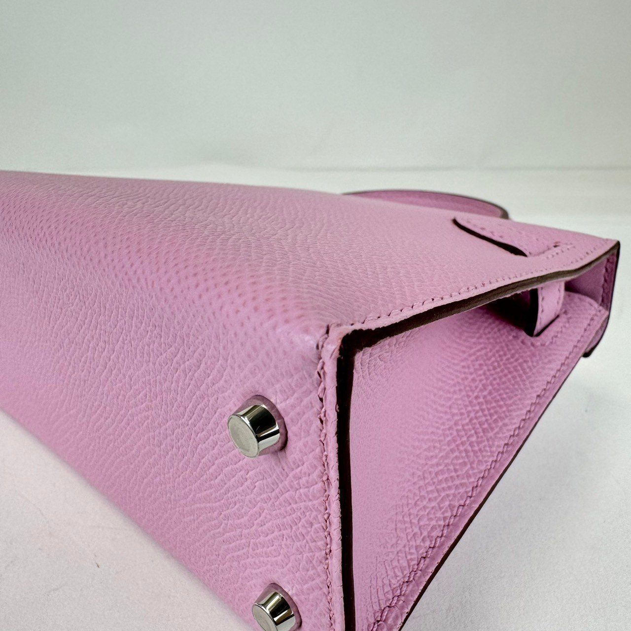 Mini kelly ミニケリー Mauve Sylvestre モーヴシルベストル PHW シルバー金具 Stamp-Z Z刻 Epsom エプソン