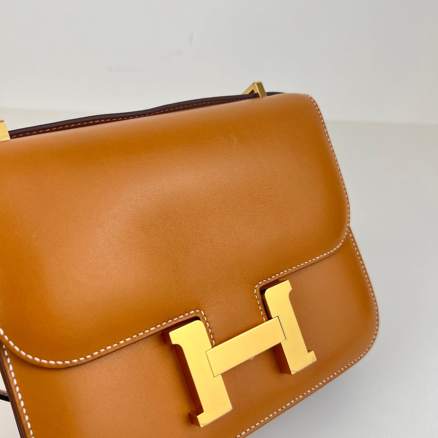 Constance mini コンスタンスミニ Gold ゴールド Boxcalf ボックスカーフ GHW ゴールド金具 Stamp-U U刻印