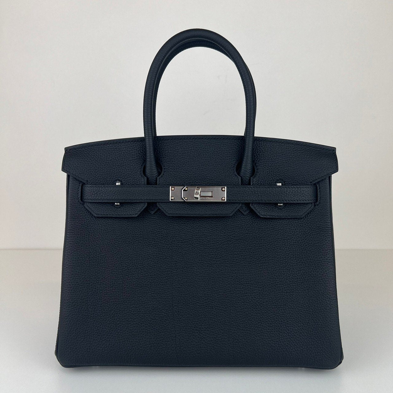 Birkin30 バーキン30 Black ブラック Togo トゴ PHW シルバー金具 Stamp-B B刻印