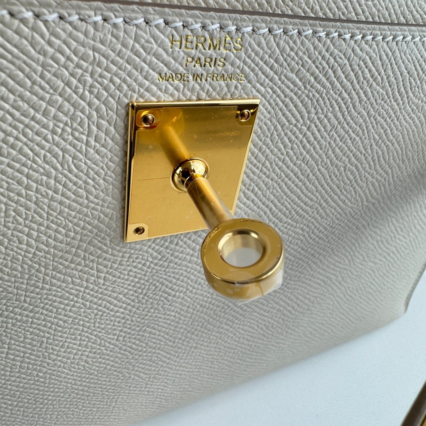 Kelly elan Craie クレ Epsom エプソン GHW ゴールド金具 Stamp-W W刻印