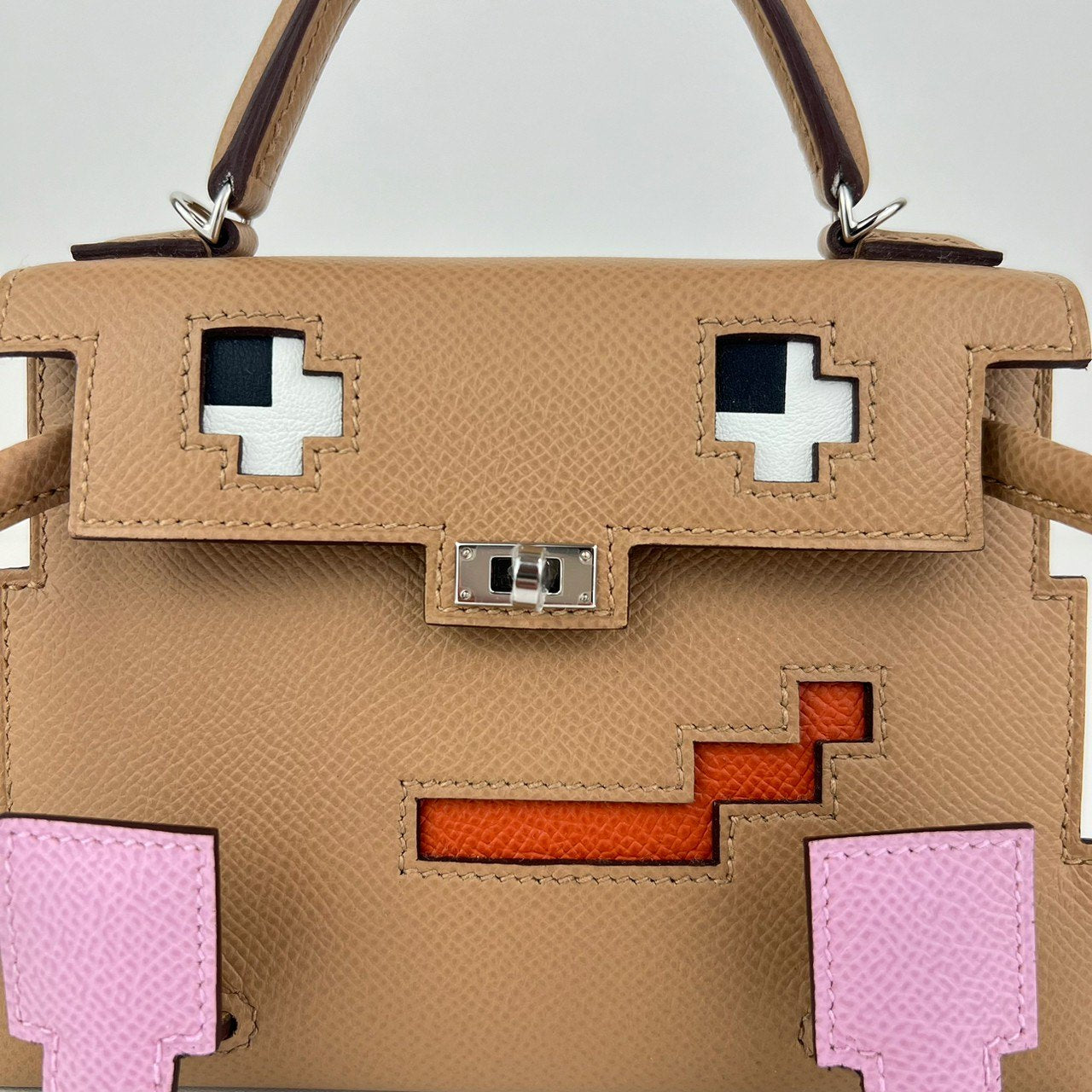 Kelly doll pict ケリードールピクト Chai/Celeste/Mauve sylvester チャイ/セレステ/モーヴシルベストル Epsom エプソン PHW シルバー金具 Stamp-B B刻