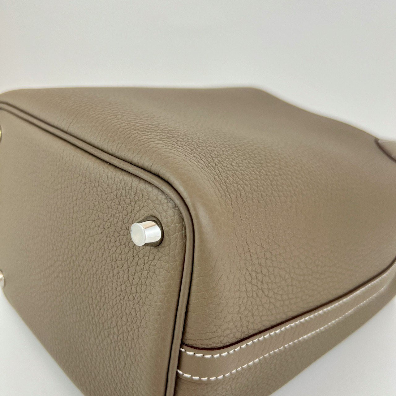 Picotin Lock PM ピコタンロック18 Etoupe エトープ PHW シルバー金具 Taurillon clemence トリヨンクレマンス Stamp-W W刻印