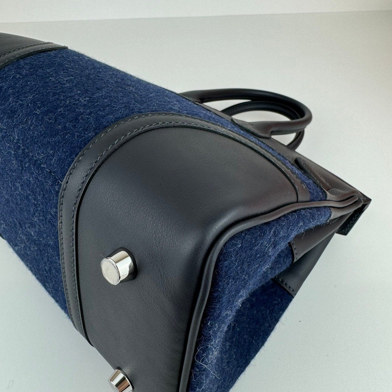 Birkin25 Go Team バーキン25 ゴーチーム Caban/Blue nuit/Black キャバン/ブルーニュイ/ブラック Swift スイフト PHW シルバー金具 Stamp-W W刻印