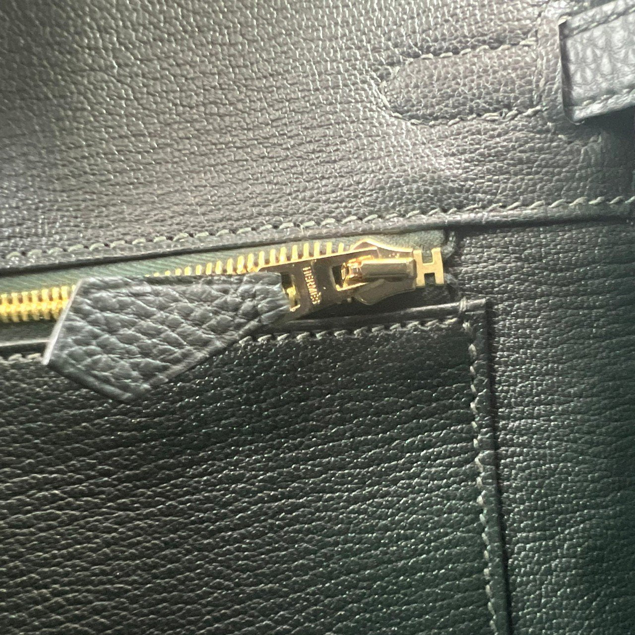 新品未使用 HERMES エルメス Birkin25 バーキン25 Vert fonce ヴェールフォンセ Togo トゴ GHW ゴールド金具 Stamp-U U刻印 ハンドバッグ