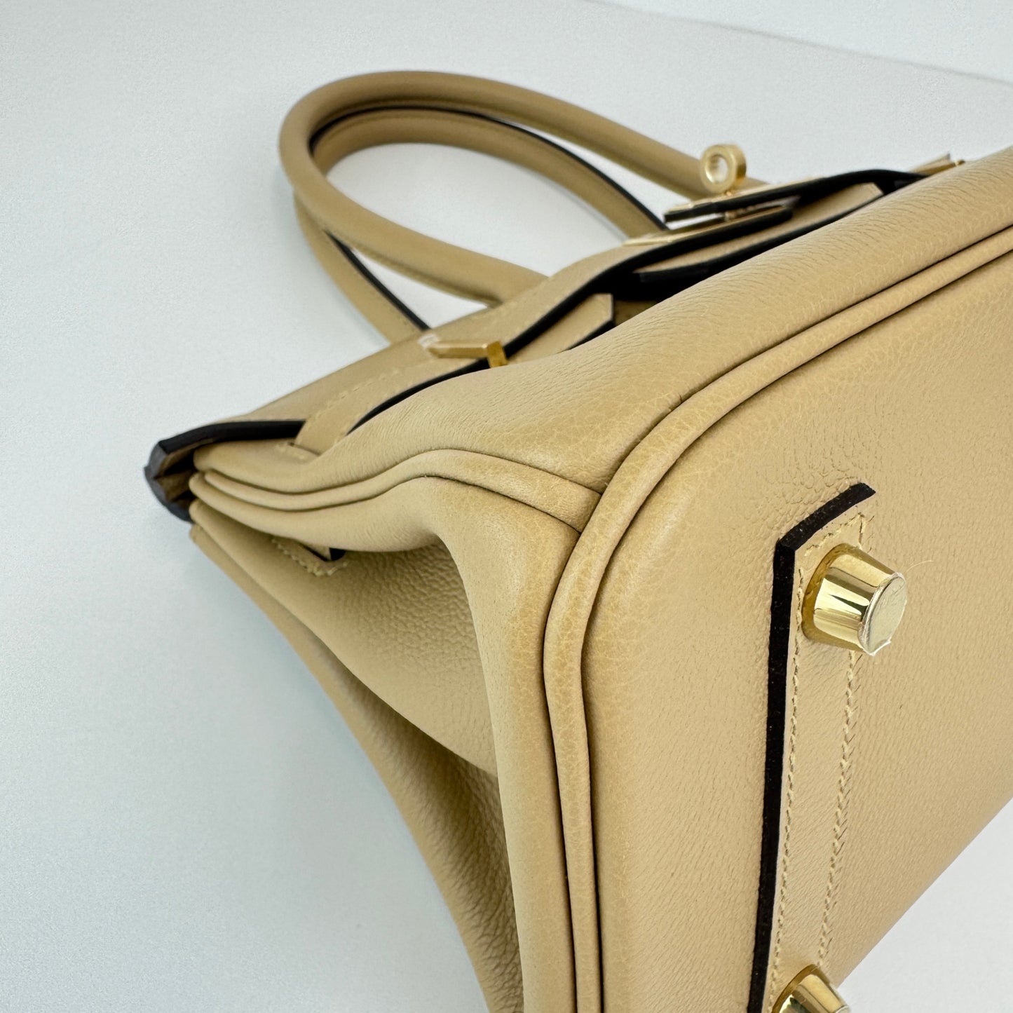Hermès エルメス Shoulder Birkin29 ショルダーバーキン29 Stamp-K K刻印 Evercolor エバーカラー Poussiere プシエール PMBHW シャンパンゴールド金具