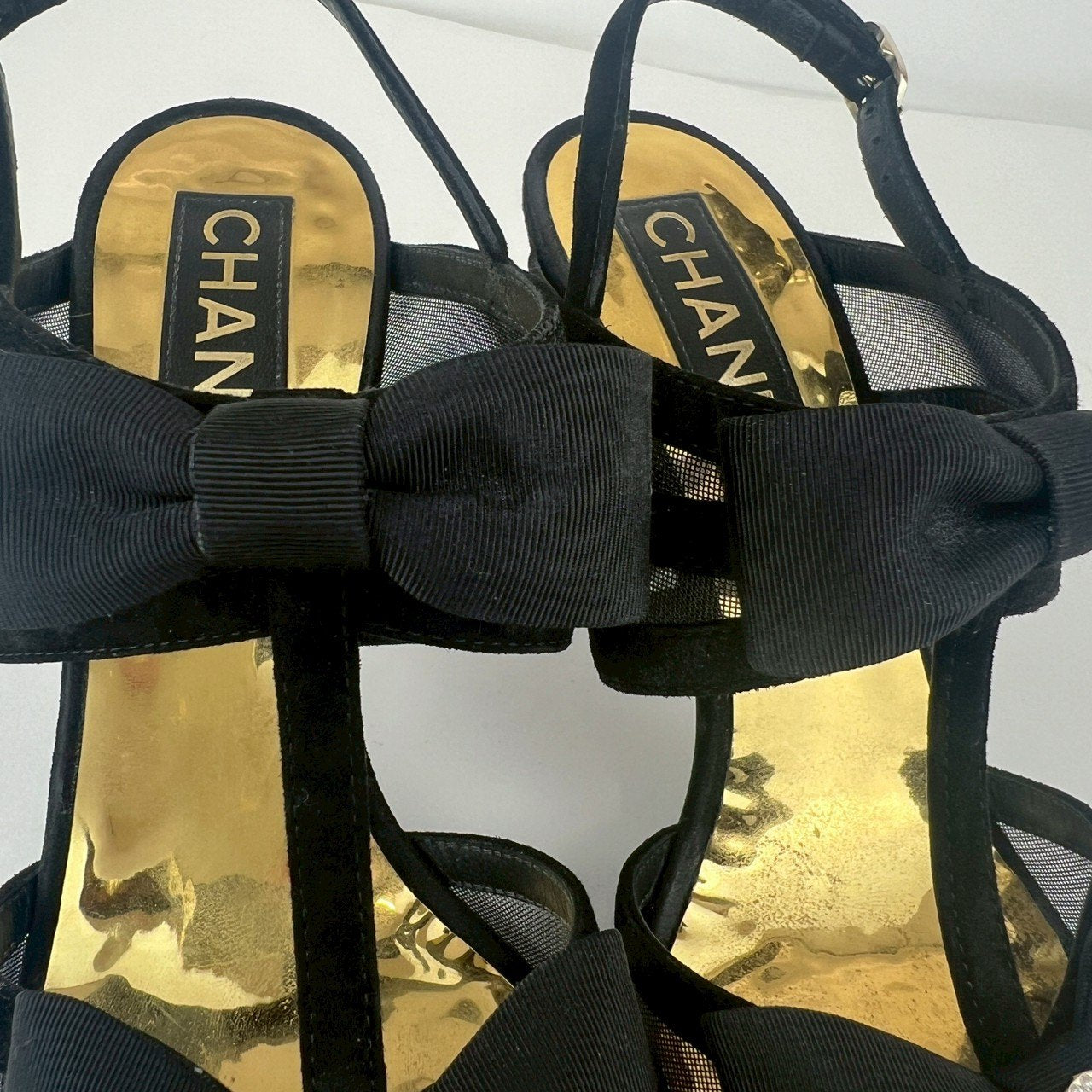 CHANEL シャネル ミュールサンダル ココマーク リボン Black ブラック