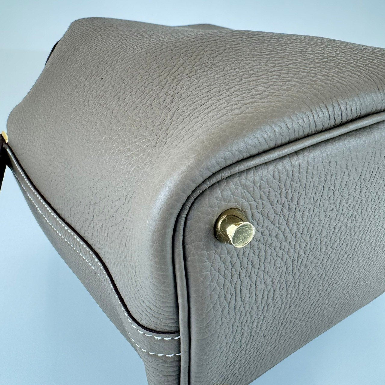 Picotin18 Picotin PM ピコタン18 Etoupe エトープ GHW ゴールド金具 Taurillon clemence トリヨンクレマンス