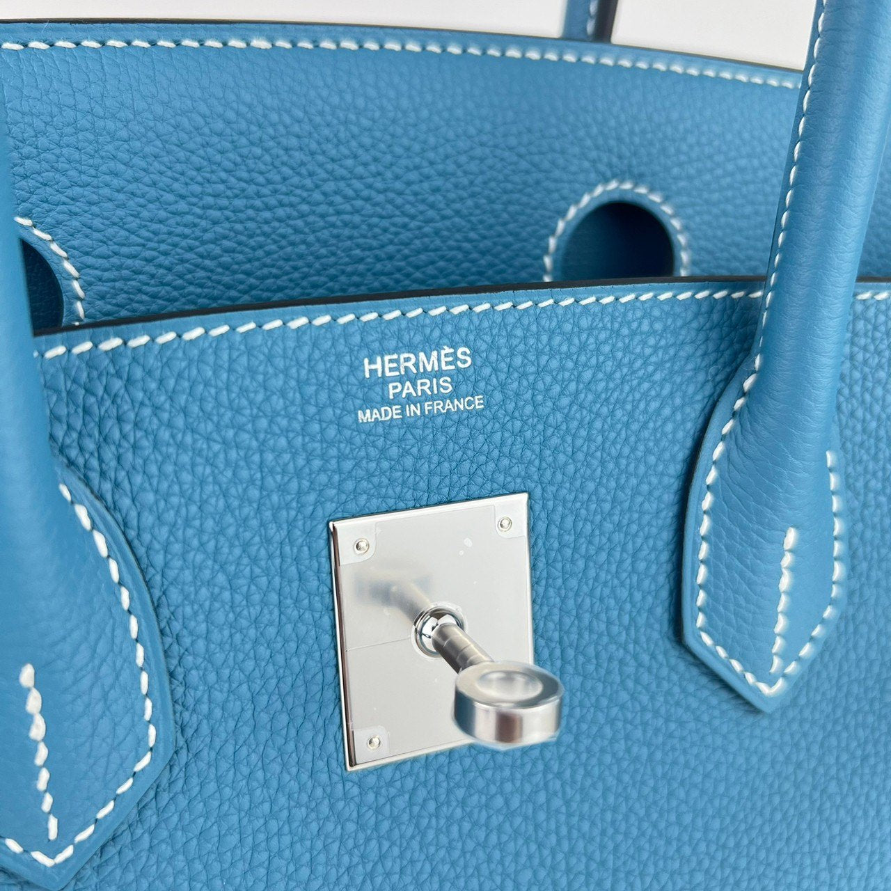 Birkin30 バーキン30 New blue jean ニューブルージン Togo トゴ PHW シルバー金具 Stamp-W W刻印