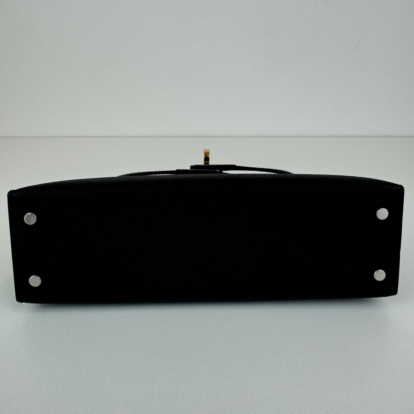 Mini kelly ミニケリー Black ブラック EHW エレクトラム金具 Stamp-K K刻 Epsom エプソン