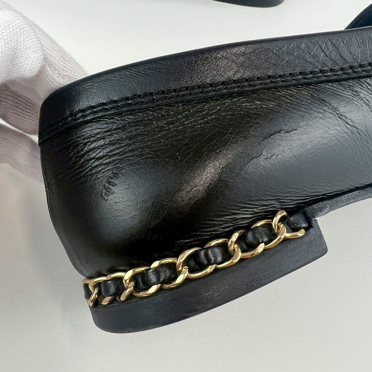CHANEL シャネル ローファー ココマーク Black ブラック