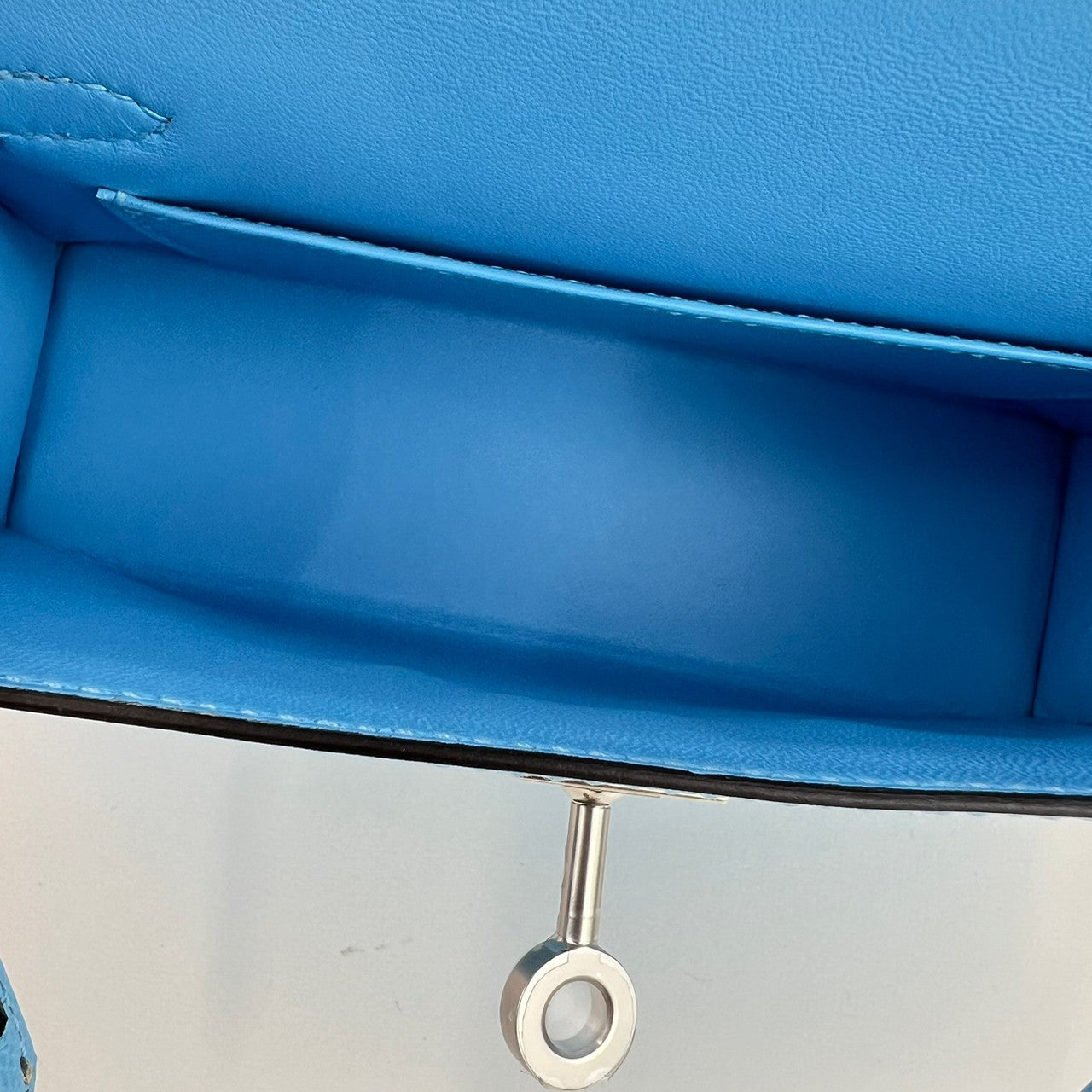 Mini Kelly ミニケリー Celeste セレステ Epsom エプソン PHW シルバー金具 B刻