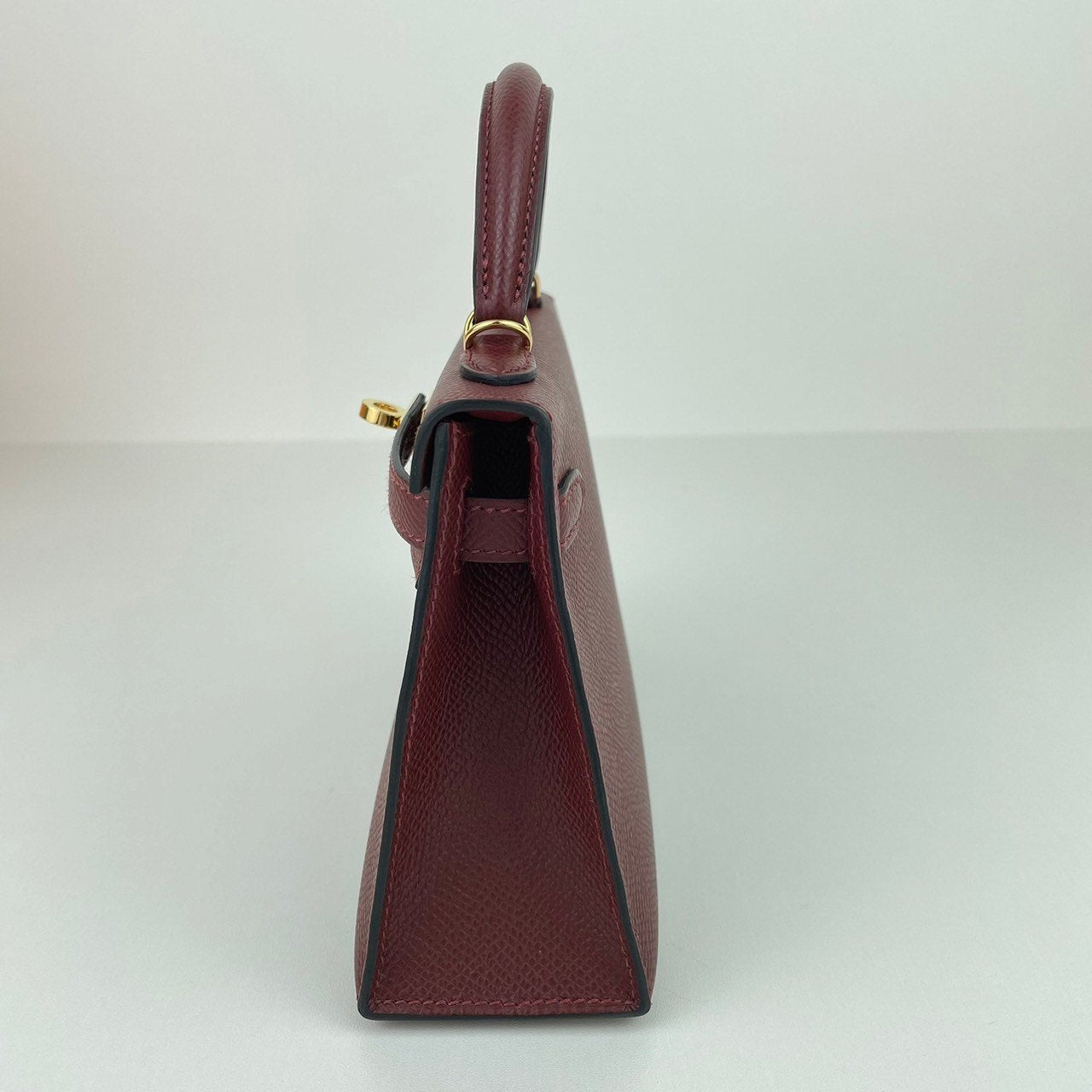 Mini kelly ミニケリー Rouge H ルージュアッシュ GHW ゴールド金具 Stamp-W W刻印 Epsom エプソン