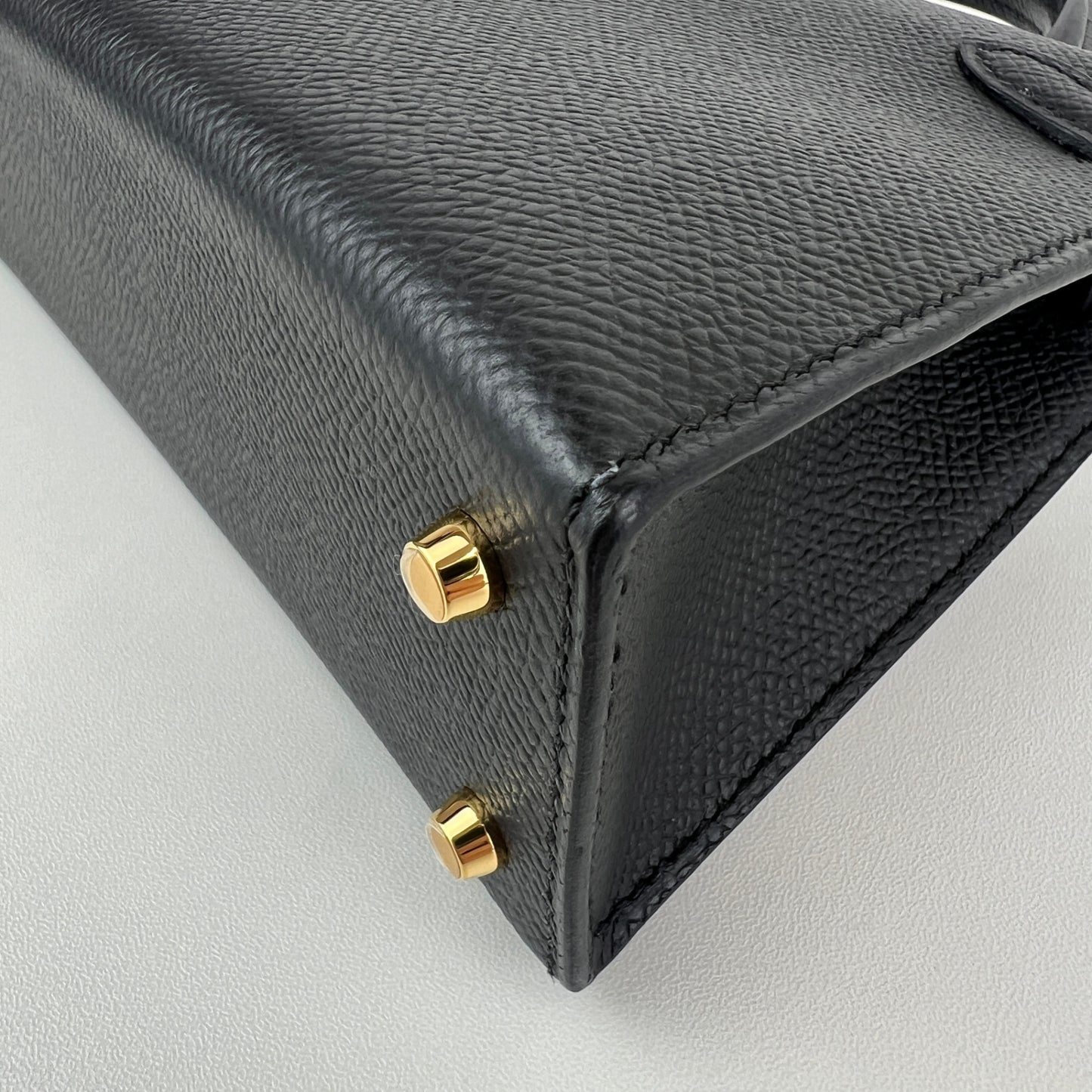 Mini kelly ミニケリー Black ブラック GHW ゴールド金具 Stamp-W W刻印 Epsom エプソン
