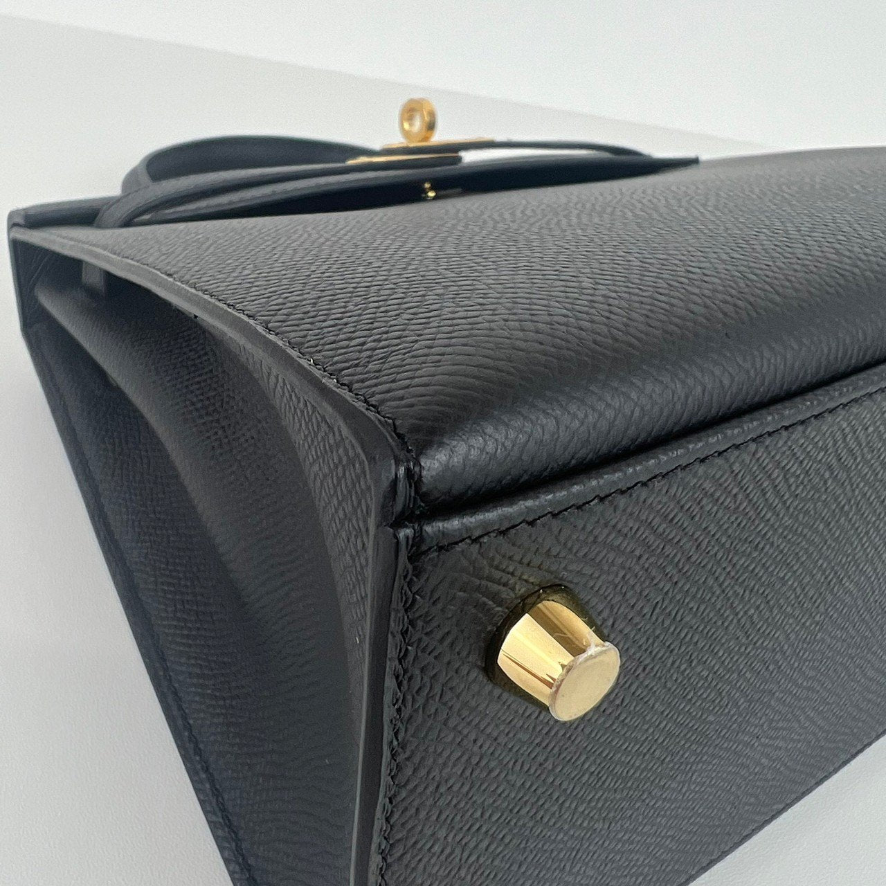 Kelly25 ケリー25 Black ブラック Epsom エプソン GHW ゴールド金具 Stamp-W W刻印