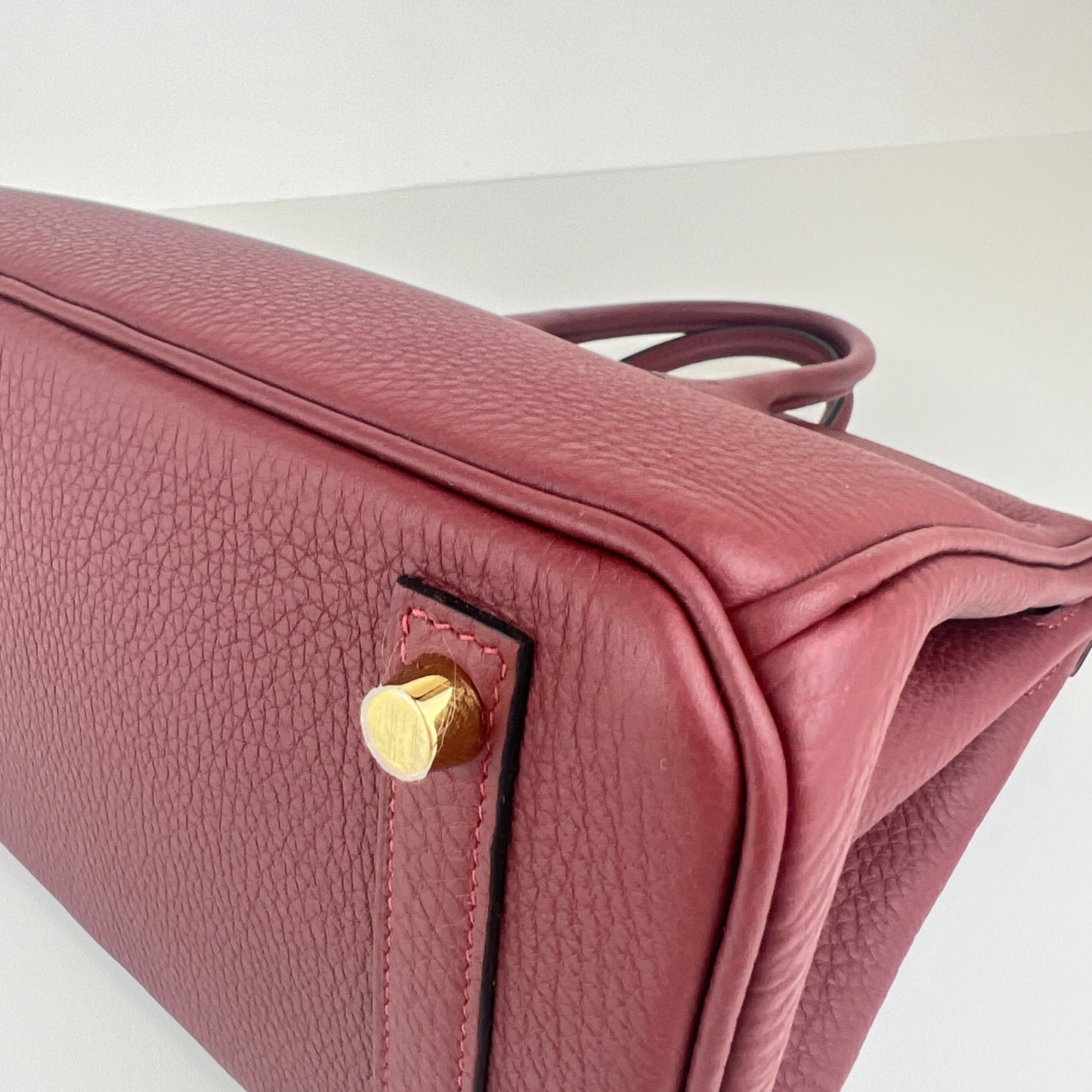 Birkin25 バーキン25 Rouge H ルージュアッシュ Togo トゴ GHW ゴールド金 Stamp-W W刻印