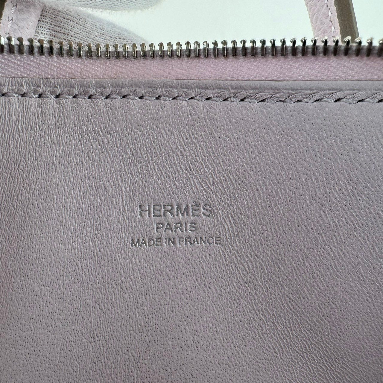 Bolide on wheels ボリード オン ウィールズ Mauve pale モーブペール Epsom エプソン PHW シルバー金具 Stamp-W W刻印