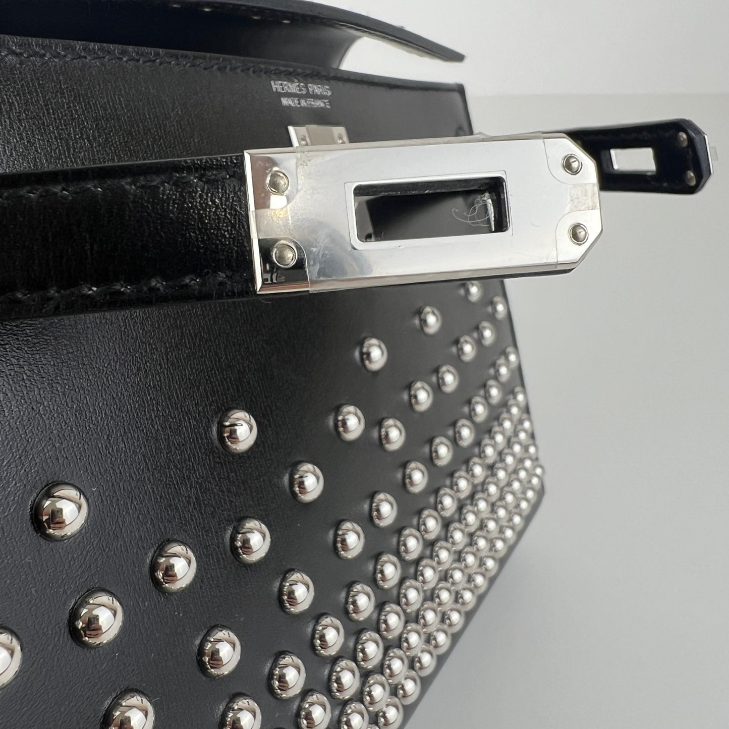 Mini kelly cloute ミニケリークルーテ Black ブラック PHW シルバー金具 Epsom エプソン Stamp-B B刻印