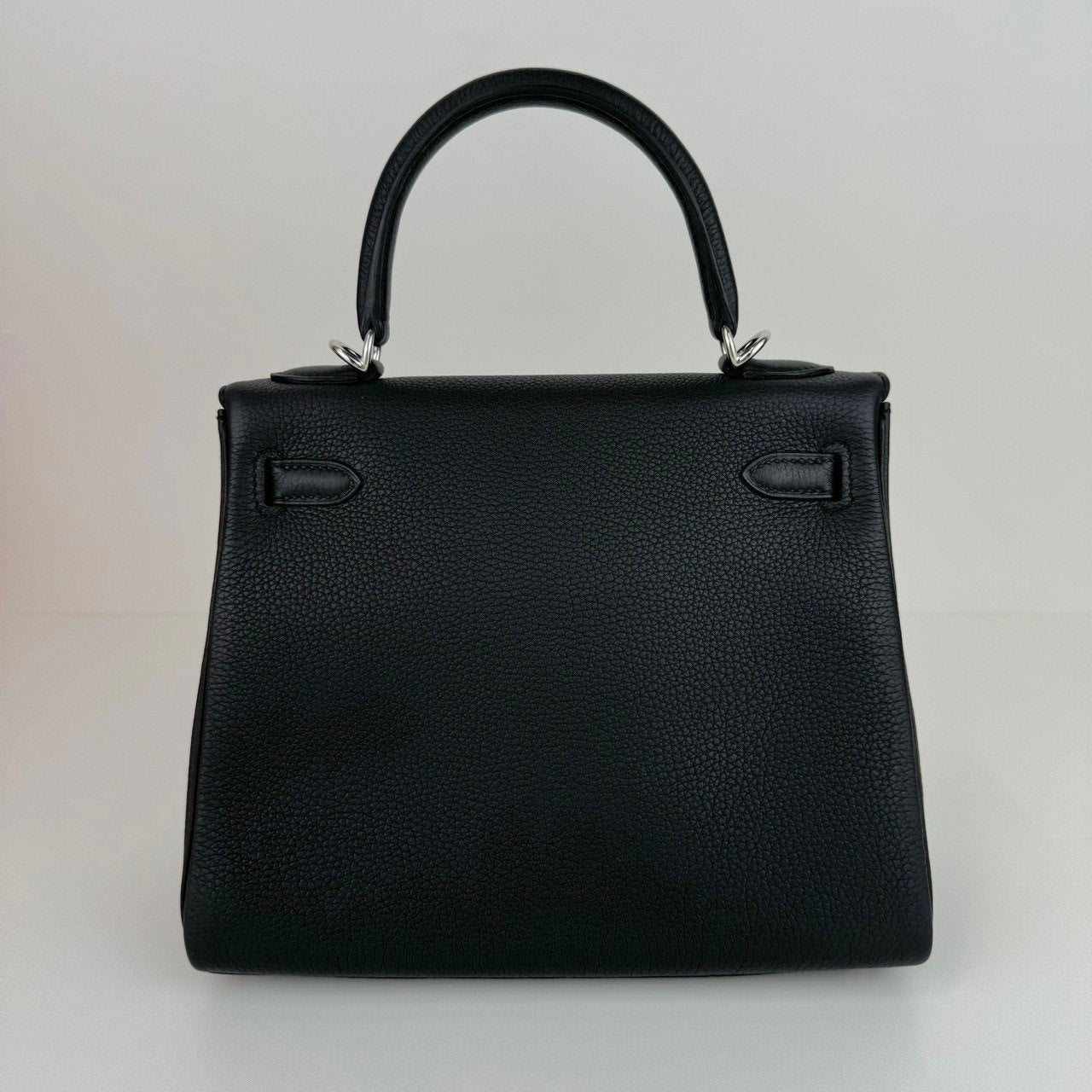 Kelly25 ケリー25 Black ブラック PHW シルバー金具 W刻印 Togo トゴ Stamp-W W刻印 ショルダーバッグ レディースバッグ