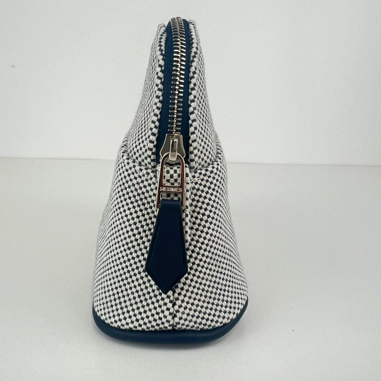 Hermès エルメス Trousse Bolide Casaque mini mini ボリードポーチ カザック ミニミニ 綿100% Marine マリン