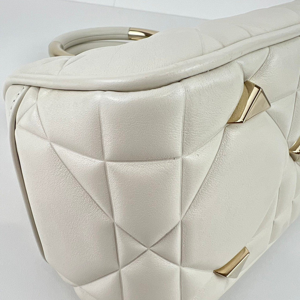 レディ95.22 ミディアム Calf White ホワイト GHW ゴールド金具