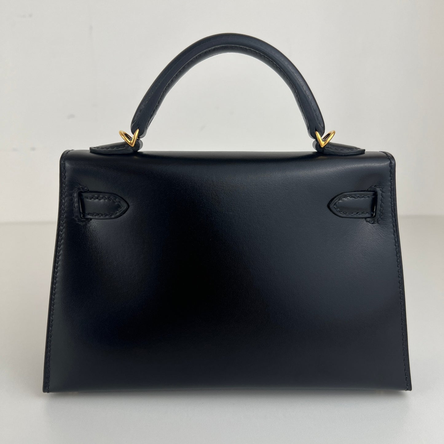 Hermès エルメス Mini kelly ミニケリー Stamp-K K刻印 Box ボックス Black ブラック GHW ゴールド金具