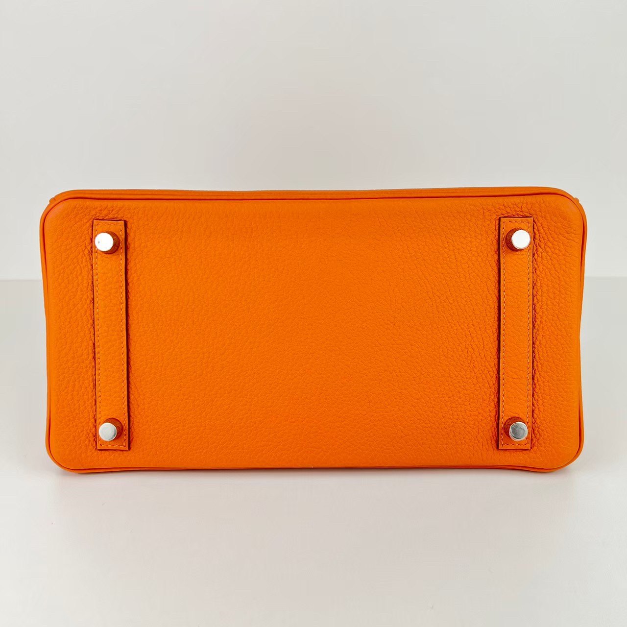 Birkin30 バーキン30 Orange オレンジ PHW シルバー金具 Togo トゴ Stamp-W W刻印