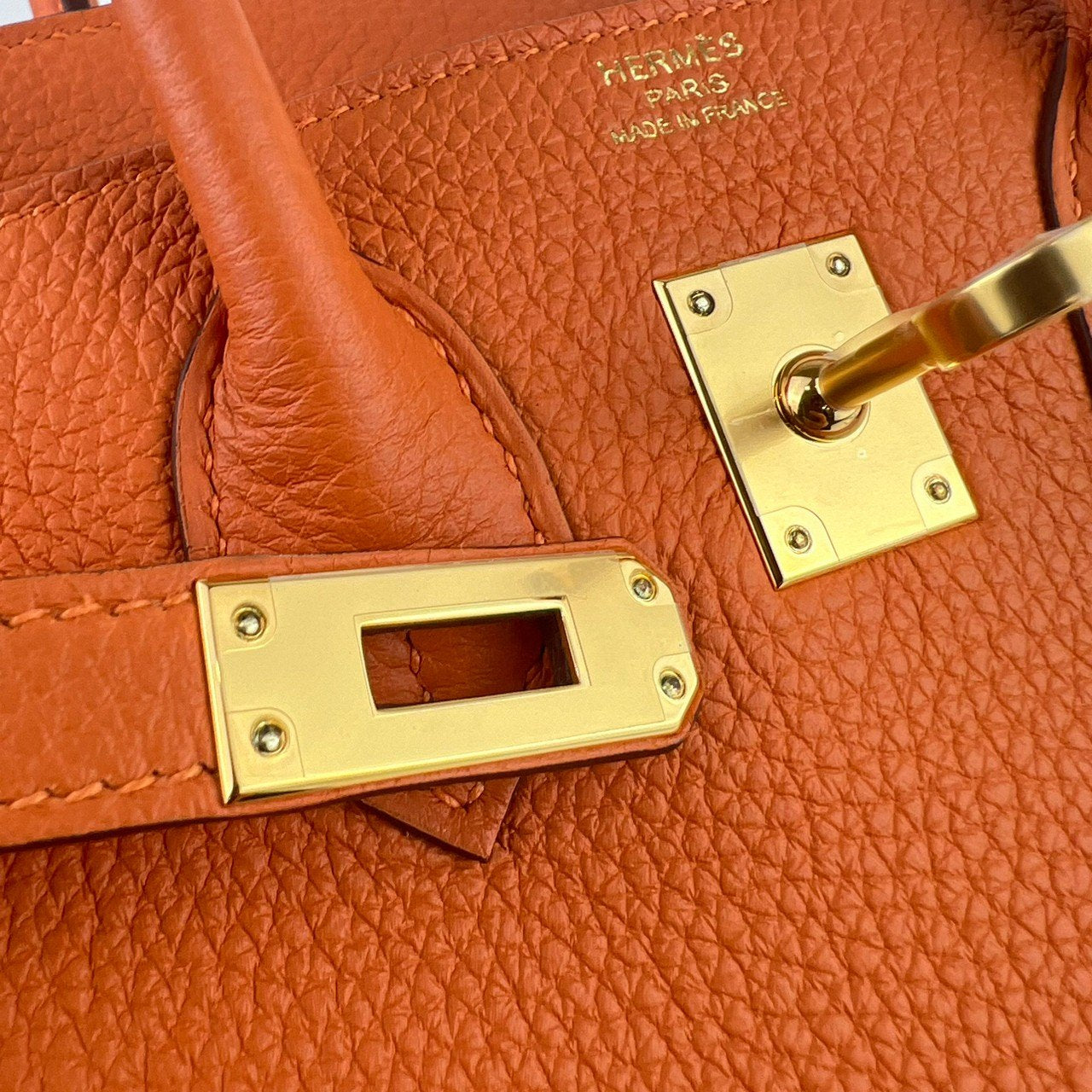 Birkin25 バーキン25 Orange オレンジ Togo トゴ GHW ゴールド金具 Stamp-W W刻印