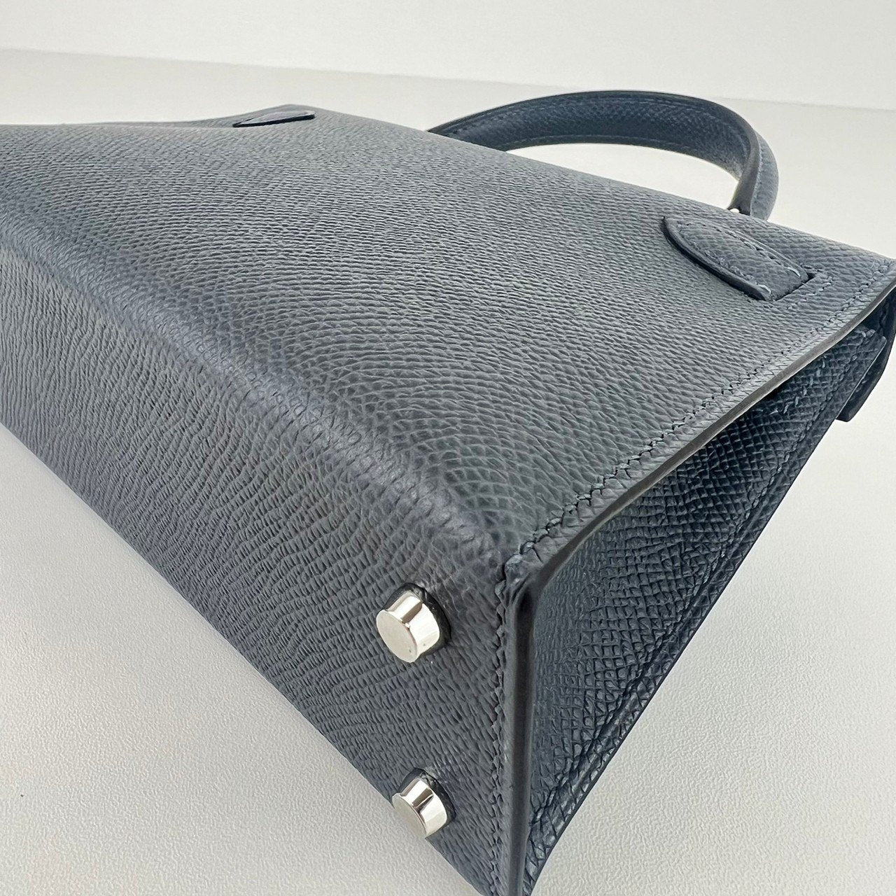 Mini kelly ミニケリー Gris misty グリミスティ electrum hardwear エレクトラム金具 Epsom エプソン Stamp-W W刻印