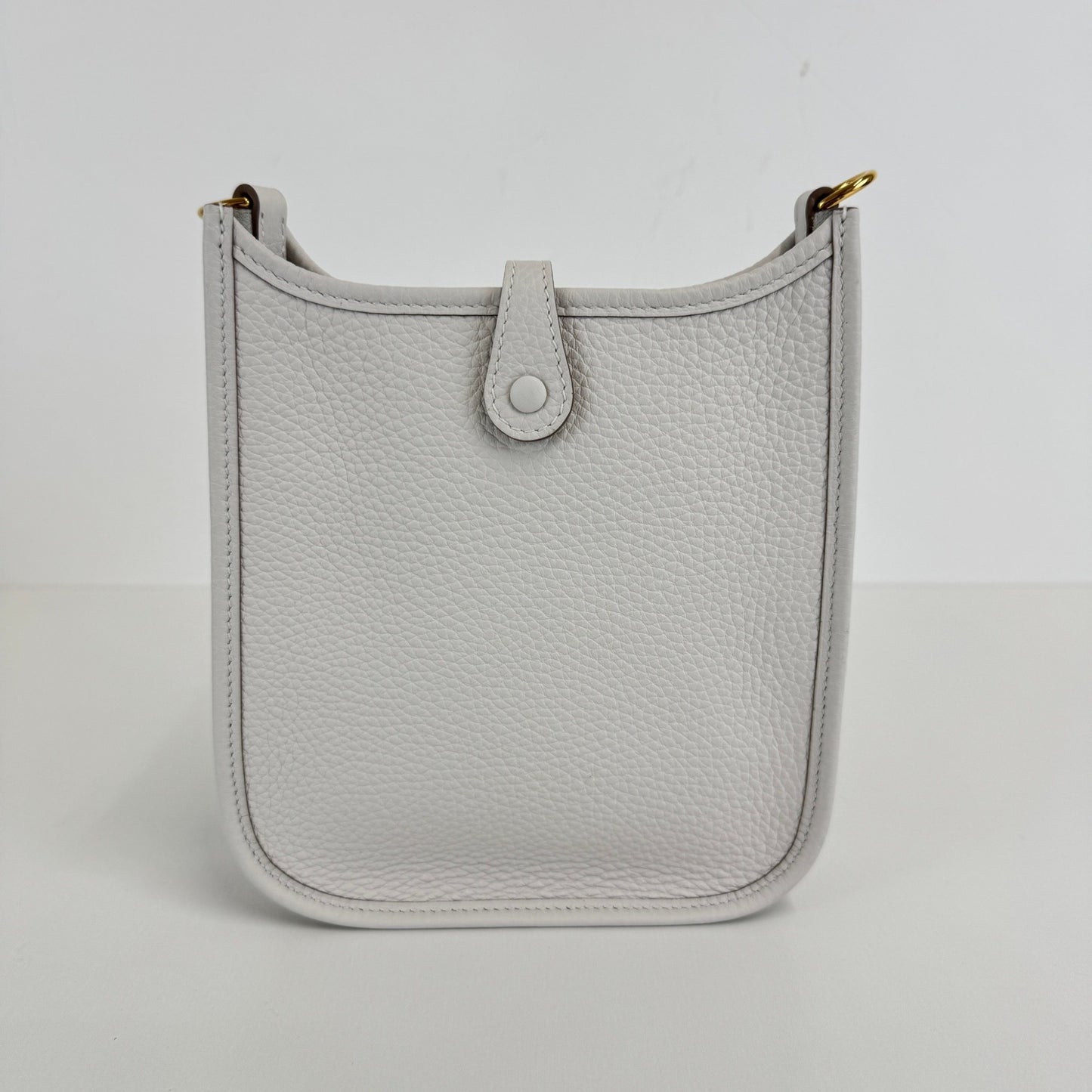 Evelyne TPM エブリンTPM New white ニューホワイト Taurillon Clemence トリヨンクレマンス GHW ゴールド金具 Stamp-W W刻印