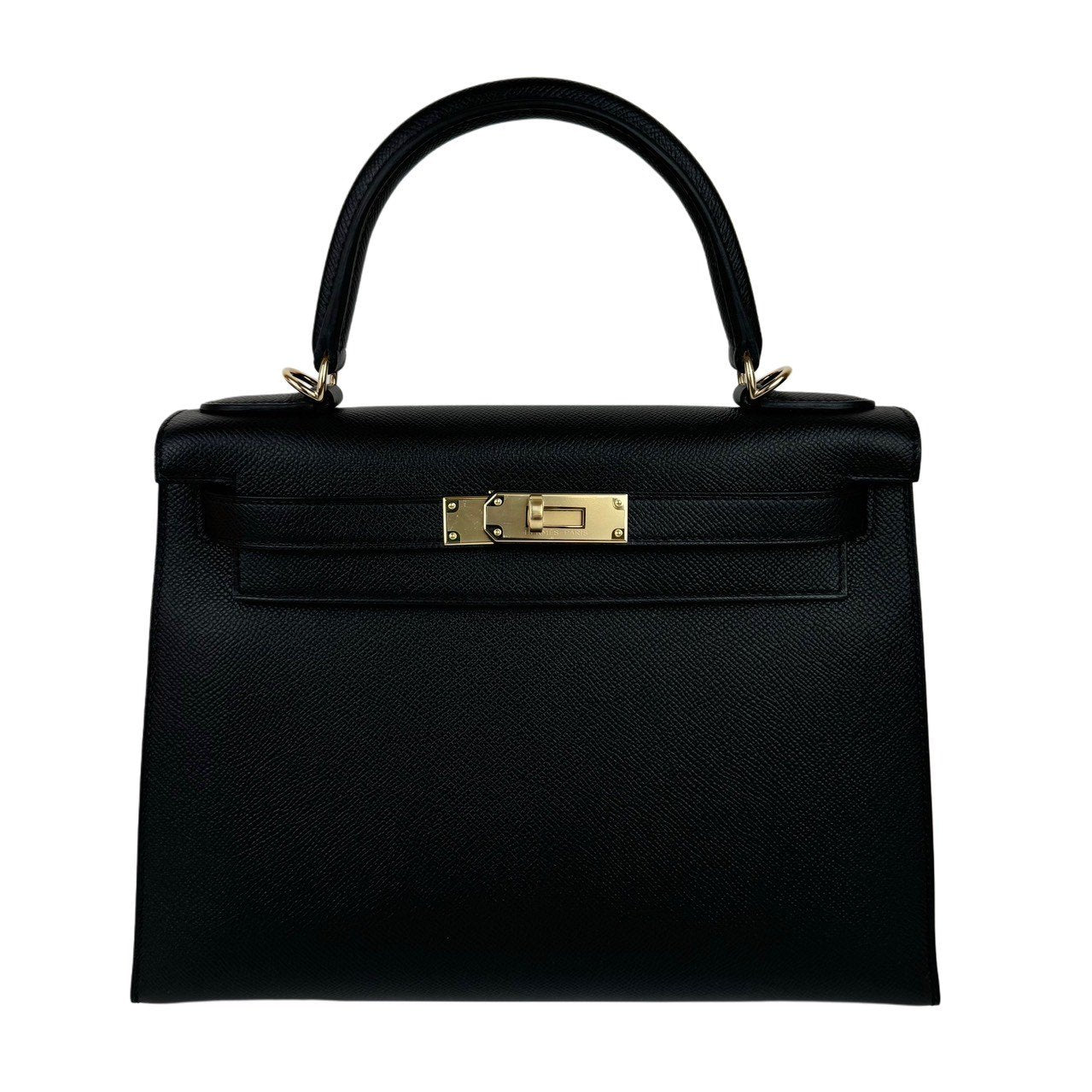 Kelly28 ケリー28 Black ブラック GHW ゴールド金具 Epsom エプソン Stamp-B B刻印