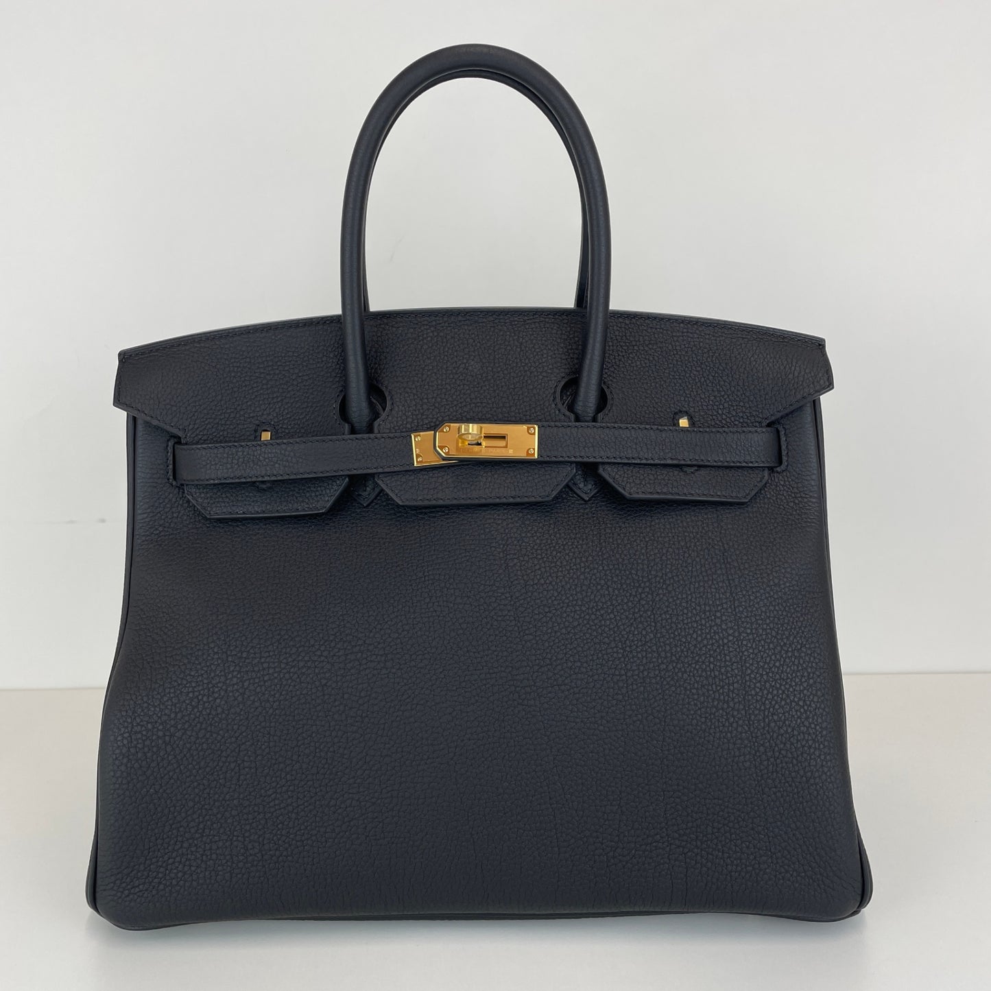 Birkin35 バーキン35 Stamp-W W刻印 Togo トゴ Black ブラック GHW ゴールド金具