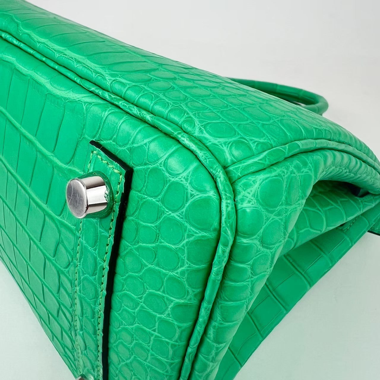 Birkin25 バーキン25 Vert comic ヴェールコミック PHW シルバー金具 Stamp-B B刻印