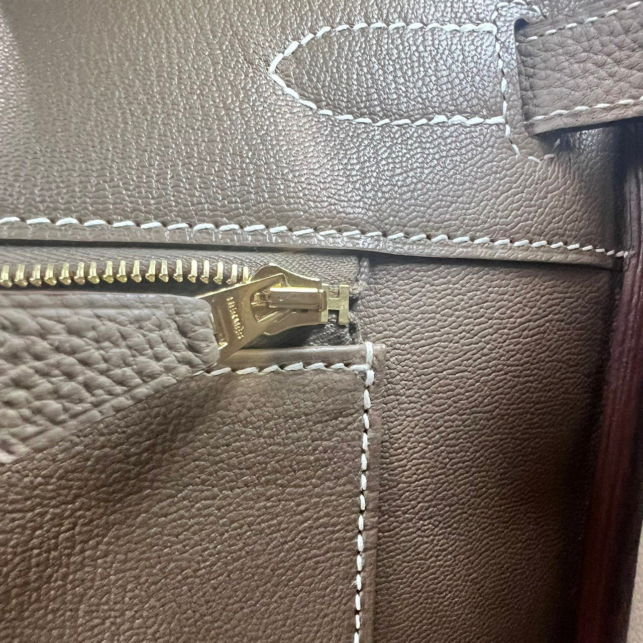 Birkin35 バーキン35 Etoupe エトープ GHW ゴールド金具 W刻 Togo トゴ