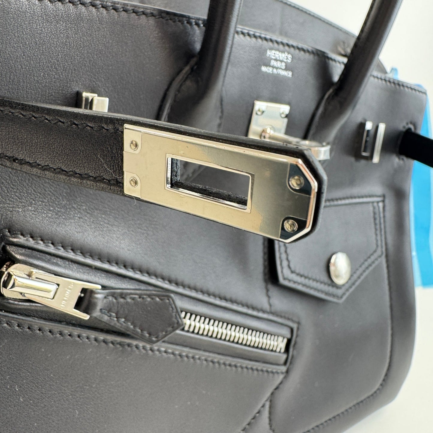 Birkin25 rock バーキン25ロック Black ブラック Veau Volupto ヴォーヴォリュプト PHW シルバー金具 Stamp-B B刻印