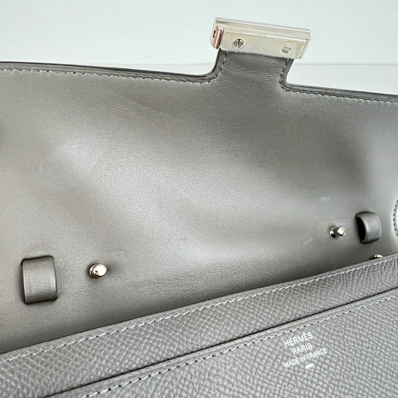 Constance to go コンスタンストゥーゴー Gris meyer グリメイヤー Epsom エプソン PHW/crocodile シルバー金具/リザード Stamp-U U刻印
