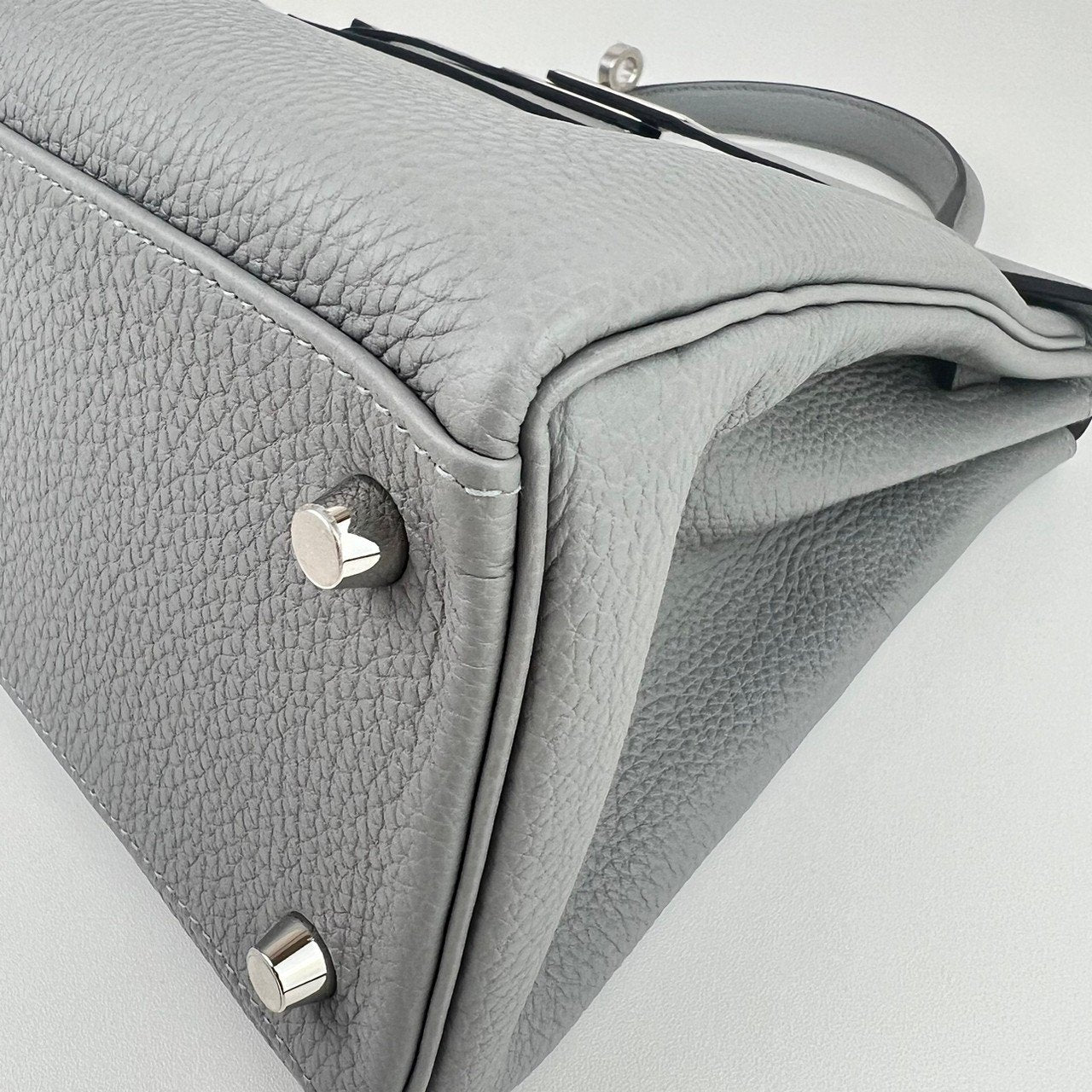 Kelly28 ケリー28 Gris moyen グリムエット Togo トゴ PHW シルバー金具 Stamp-W W刻印