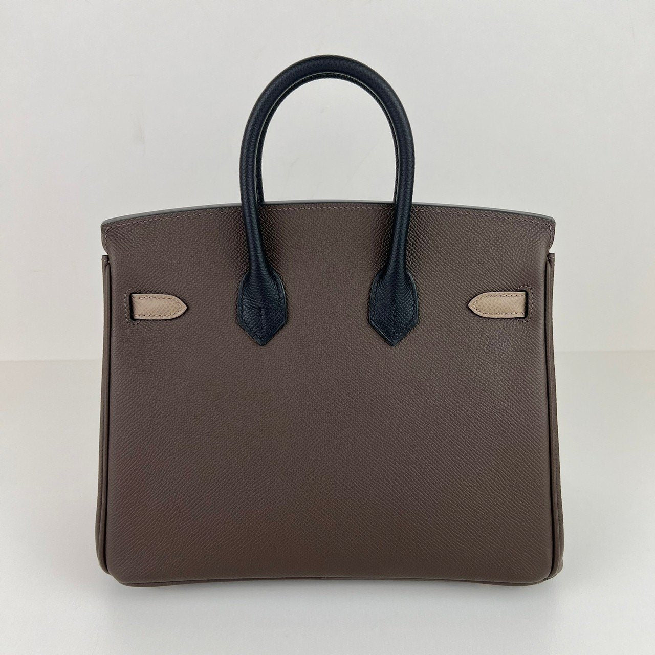 Birkin25 tricolor バーキン25 Ecorce/Etoupe/Black エコルセ/エトープ/ブラック GHW ゴールド金具 Stamp-W W刻印
