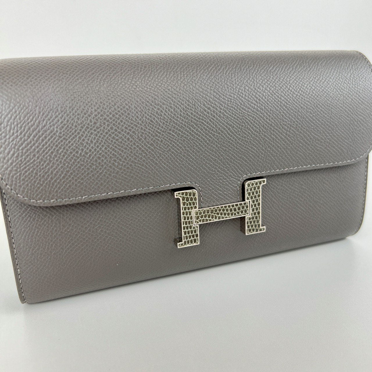 Constance to go コンスタンストゥーゴー Gris meyer グリメイヤー Epsom エプソン PHW/crocodile シルバー金具/リザード Stamp-U U刻印