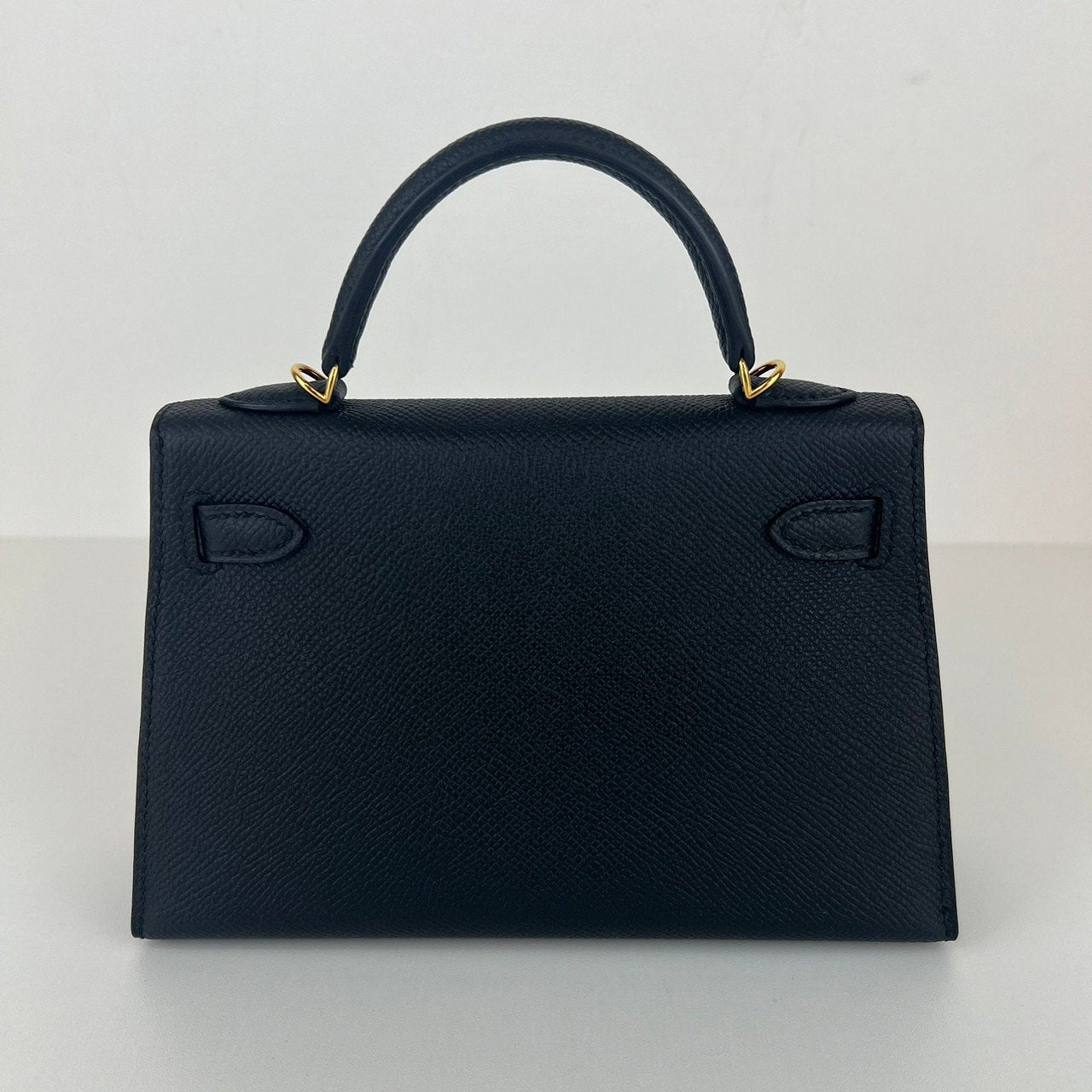 Mini kelly ミニケリー Black ブラック Epsom エプソン GHW ゴールド金具 Stamp-W W刻印