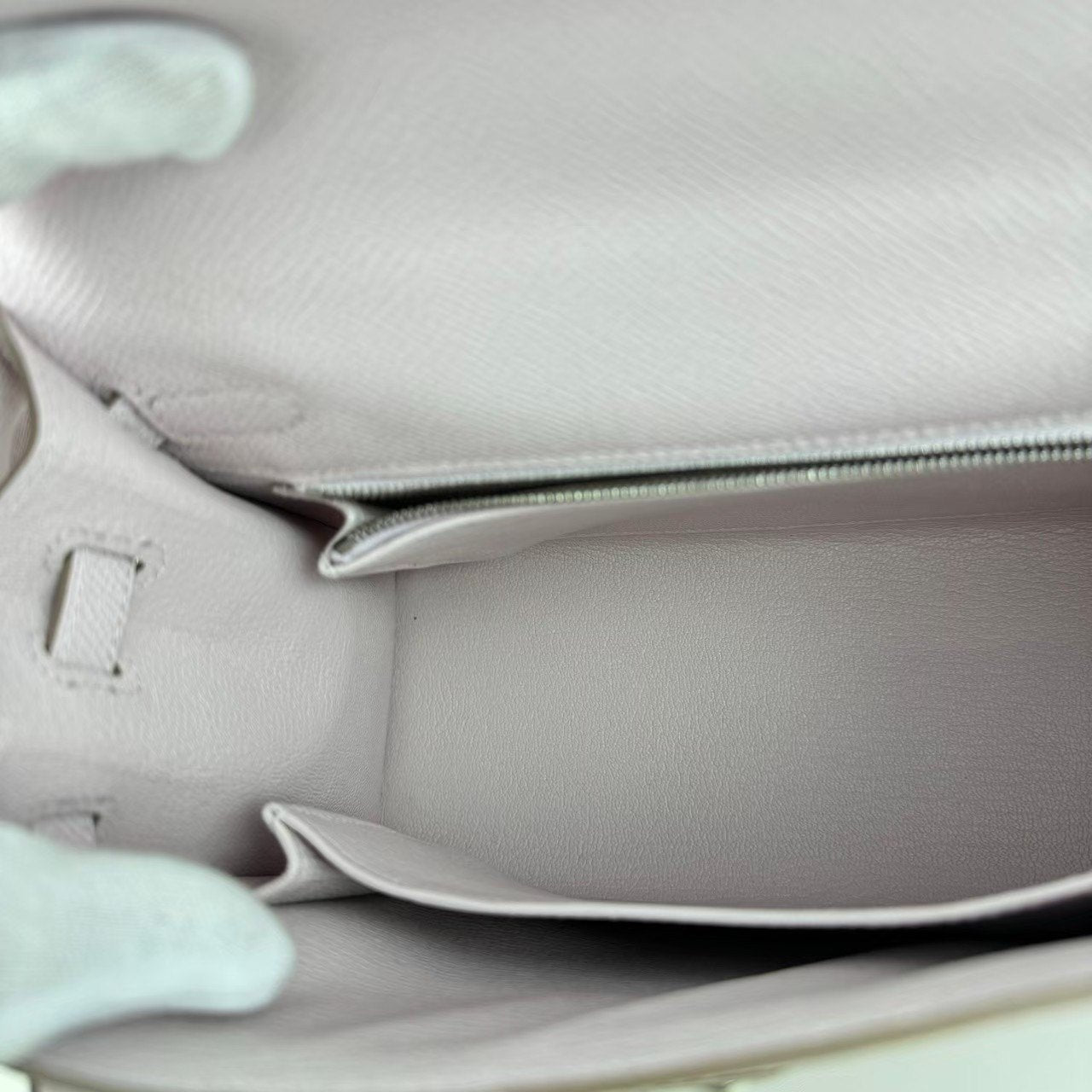 Kelly25 ケリー25 Mauve pale モーヴパール Epsom エプソン PHW シルバー金具 Stamp-W W刻印