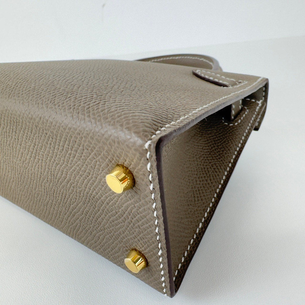 Mini kelly ミニケリー Etoupe エトープ GHW ゴールド金具 Epsom エプソン Stamp-W W刻印