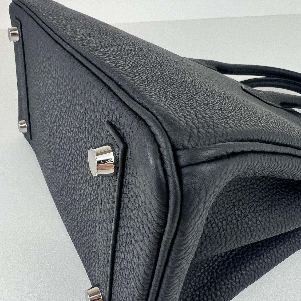 Birkin25 バーキン25 Black ブラック PHW シルバー金具 Togo トゴ Stamp-W W刻印