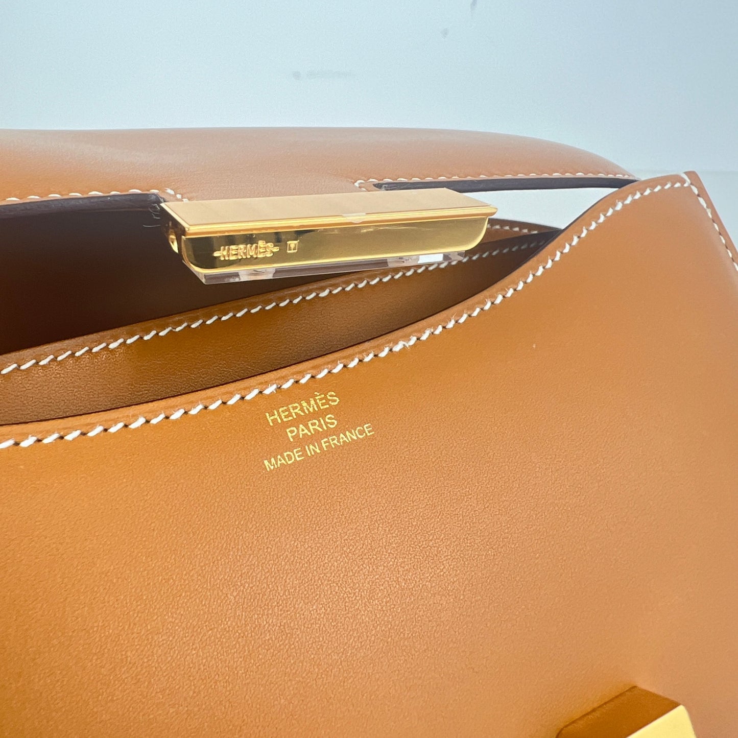 Constance mini コンスタンスミニ Gold ゴールド Boxcalf ボックスカーフ GHW ゴールド金具 Stamp-U U刻印