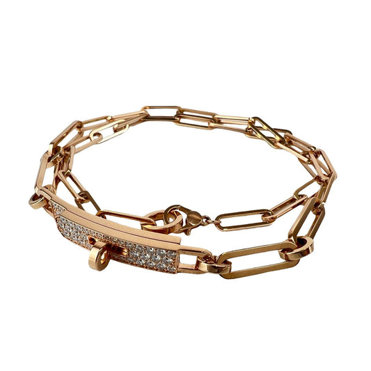 Kelly Chaine bracelet PM Double-Choker ケリー チェーンブレスレットPM ダブルチョーカー Rose Gold ローズゴールド  Diamonds ダイヤモンド